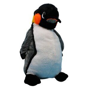 Emperor Penguin Classic Toy Company 2007 Grey White Black Stuffed Plush Toy 13"